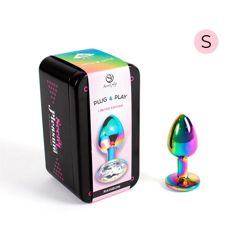 RAINBOW METAL BUTT PLUG Cod. 6154R