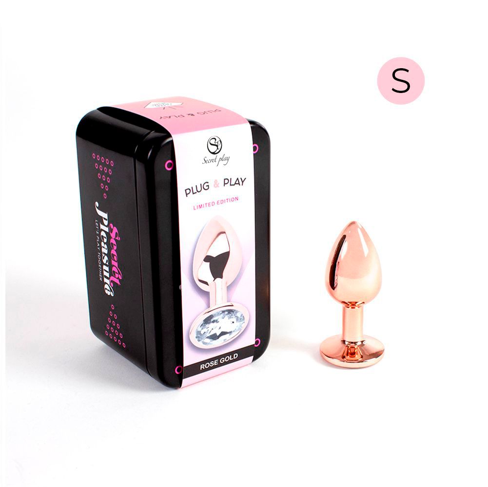 ROSE GOLD METAL BUTT PLUG Cod. 6154G