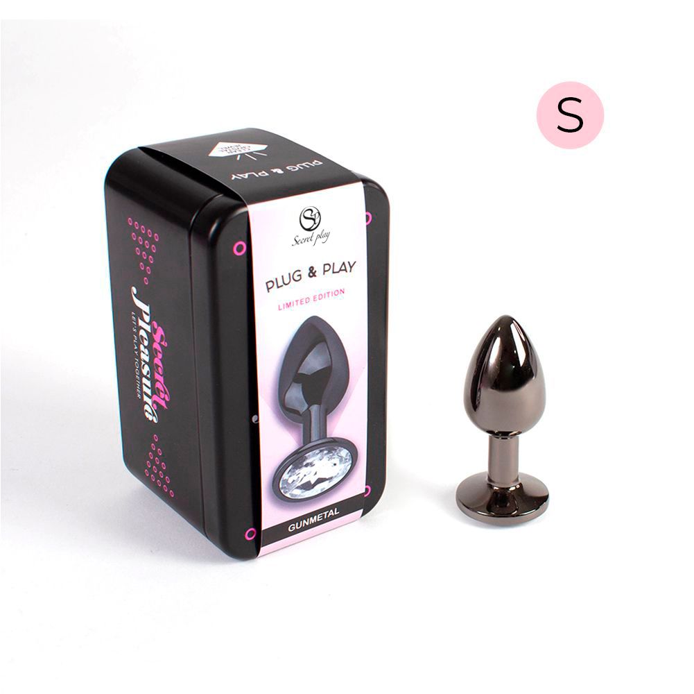 GUNMETAL BUTT PLUG Cod. 6154C