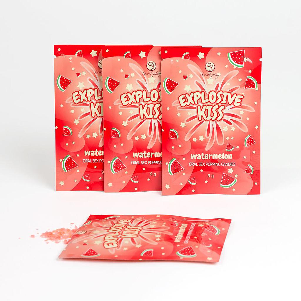 BONBONS PÉTILLANTS PASTÈQUE - 100 UNITÉS Cod. 3708Z