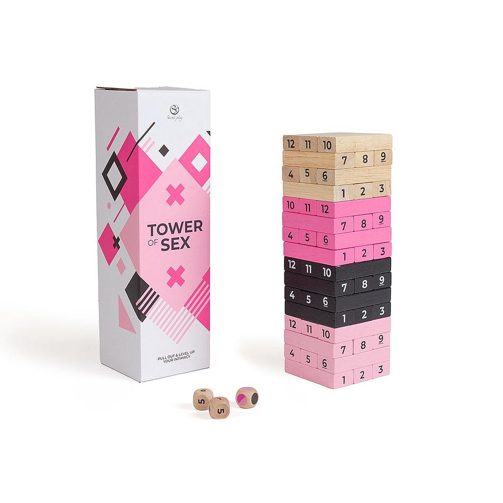 TOWER OF SEX WOODEN GAME (ES/EN/DE/FR/NL/PT/IT/PL) Cod. 6269
