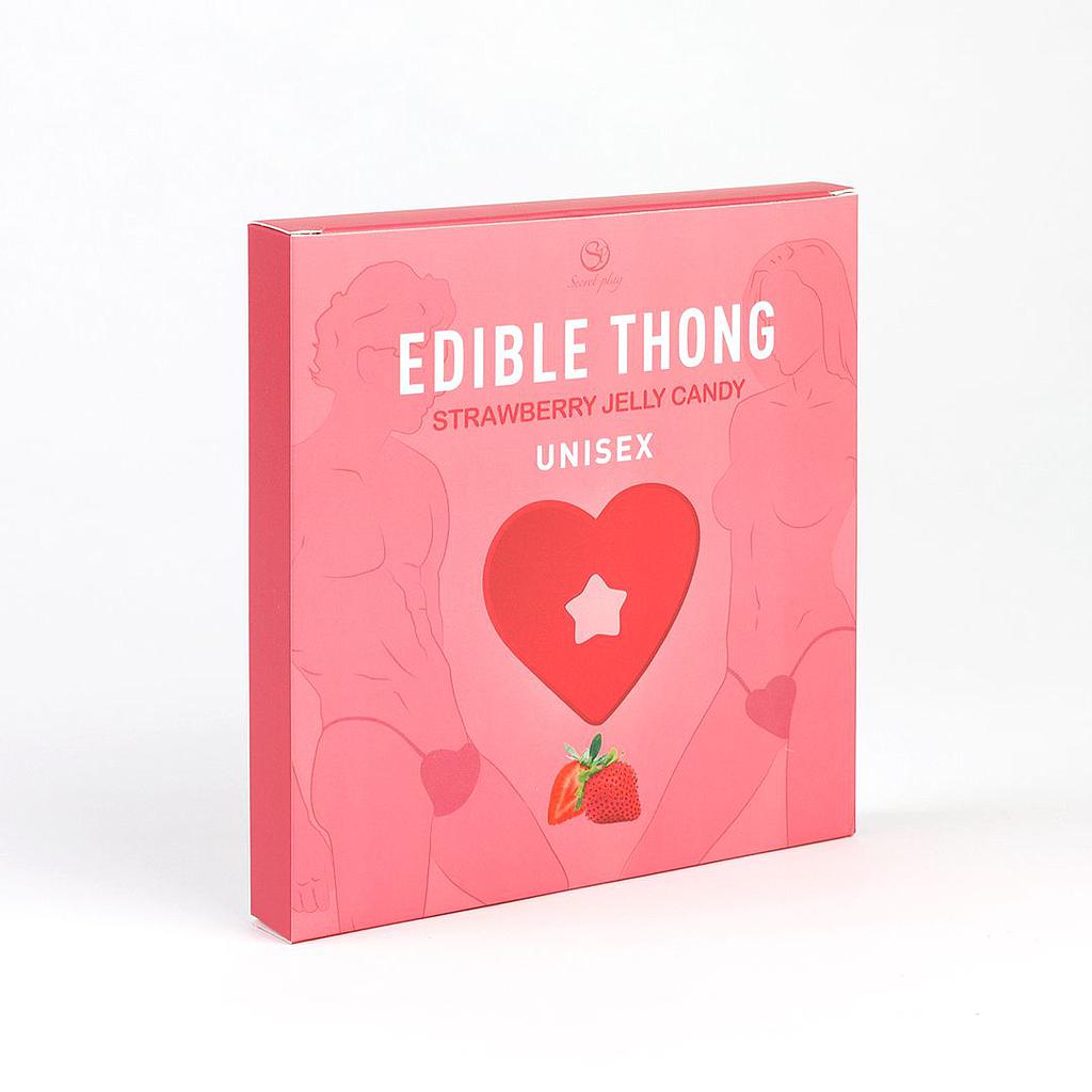 STRAWBERRY FLAVOUR EDIBLE THONG Cod. 3732