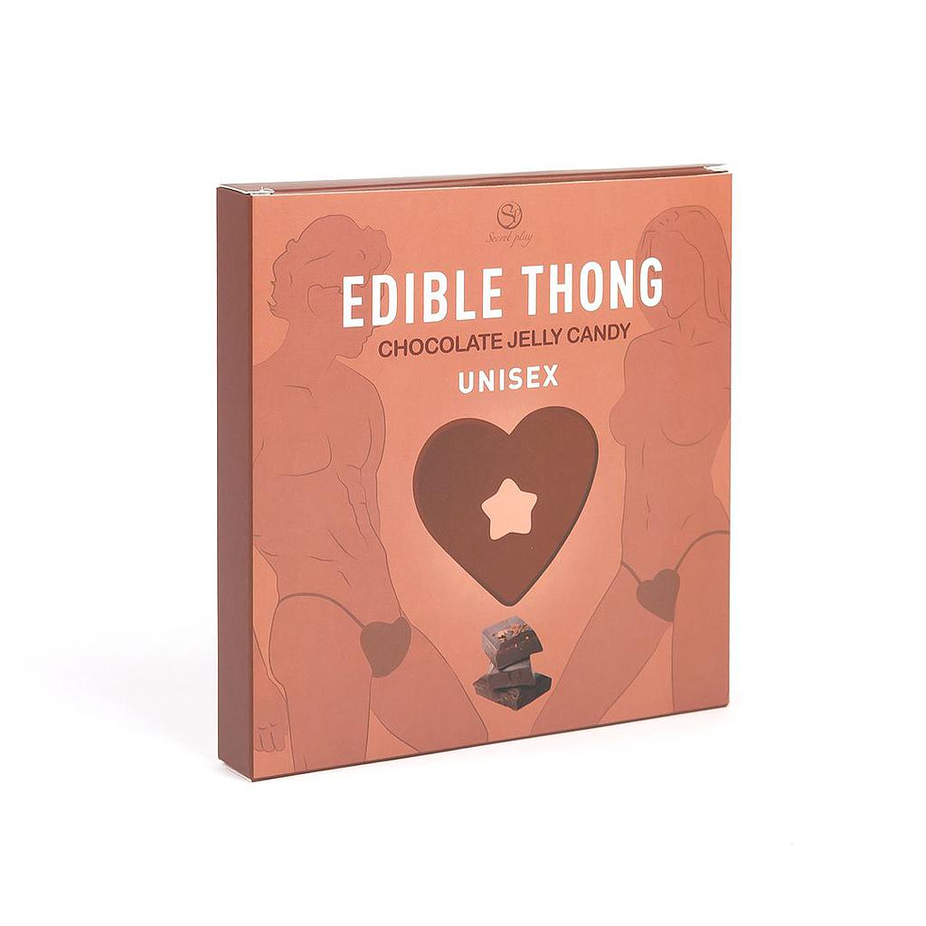 CHOCOLATE FLAVOUR EDIBLE THONG Cod. 3733