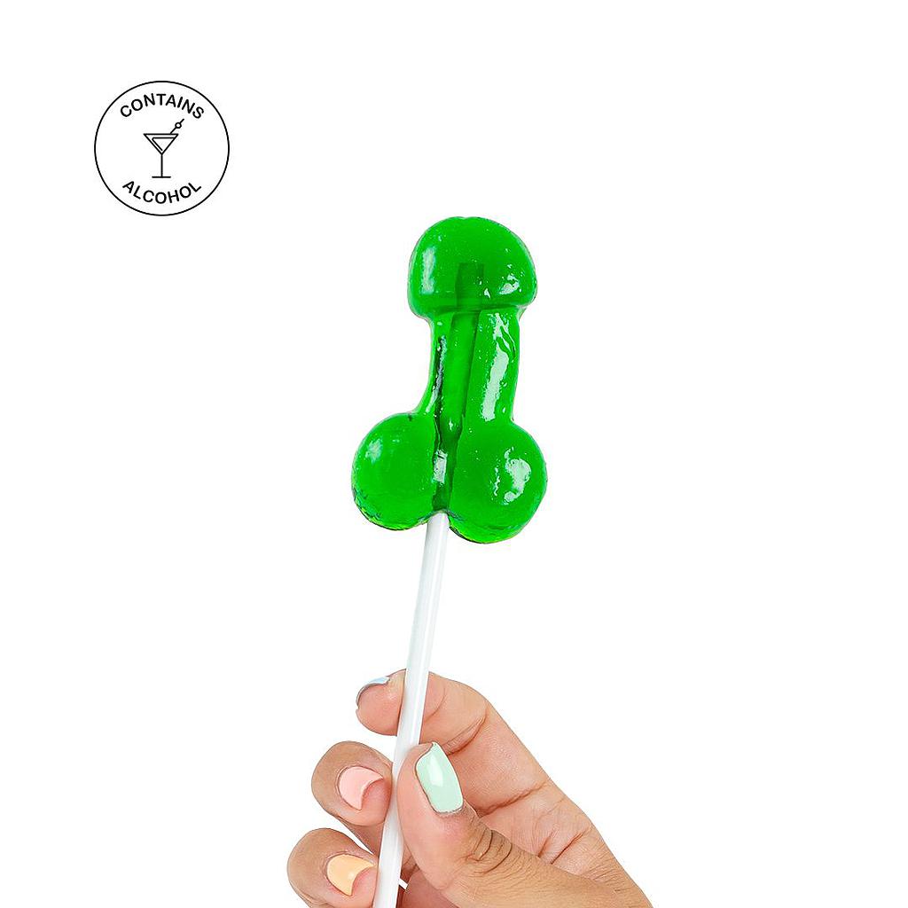 MOJITO JELLY PENIS LOLLIPOP WITH ALCOHOL Cod. 1729