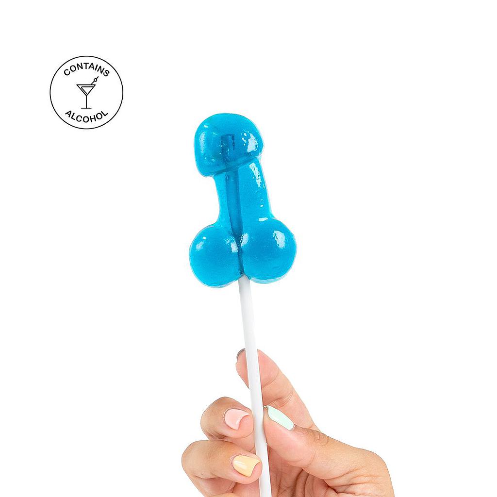 GIN&amp;TONIC JELLY PENIS LOLLIPOP WITH ALCOHOL Cod. 1731