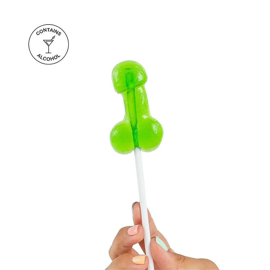 CAIPIRINHA JELLY PENIS LOLLIPOP WITH ALCOHOL Cod. 1732