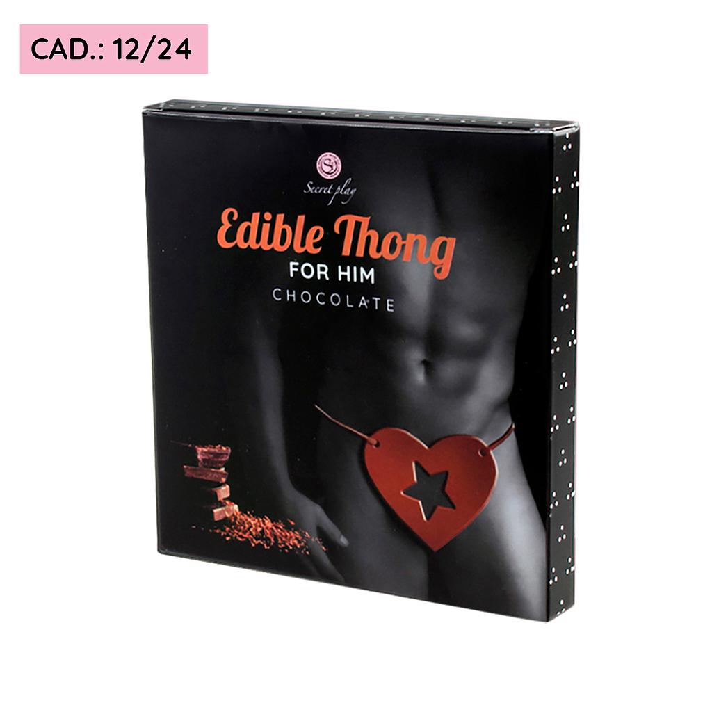 STRING COMESTIBLE SAVEUR CHOCOLAT POUR LUI Cod. 2766 *OFFER 50% DISCOUNT FOR EXPIRATION DATE 12/24*