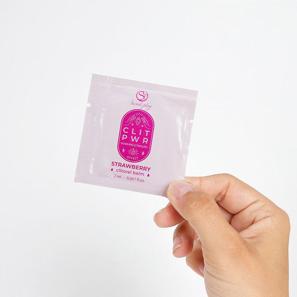 PACK 100 MONODOSE CLIT PWR - BAUME CLITORIS FRAISE Cod. 3735 Cod. 3735Z