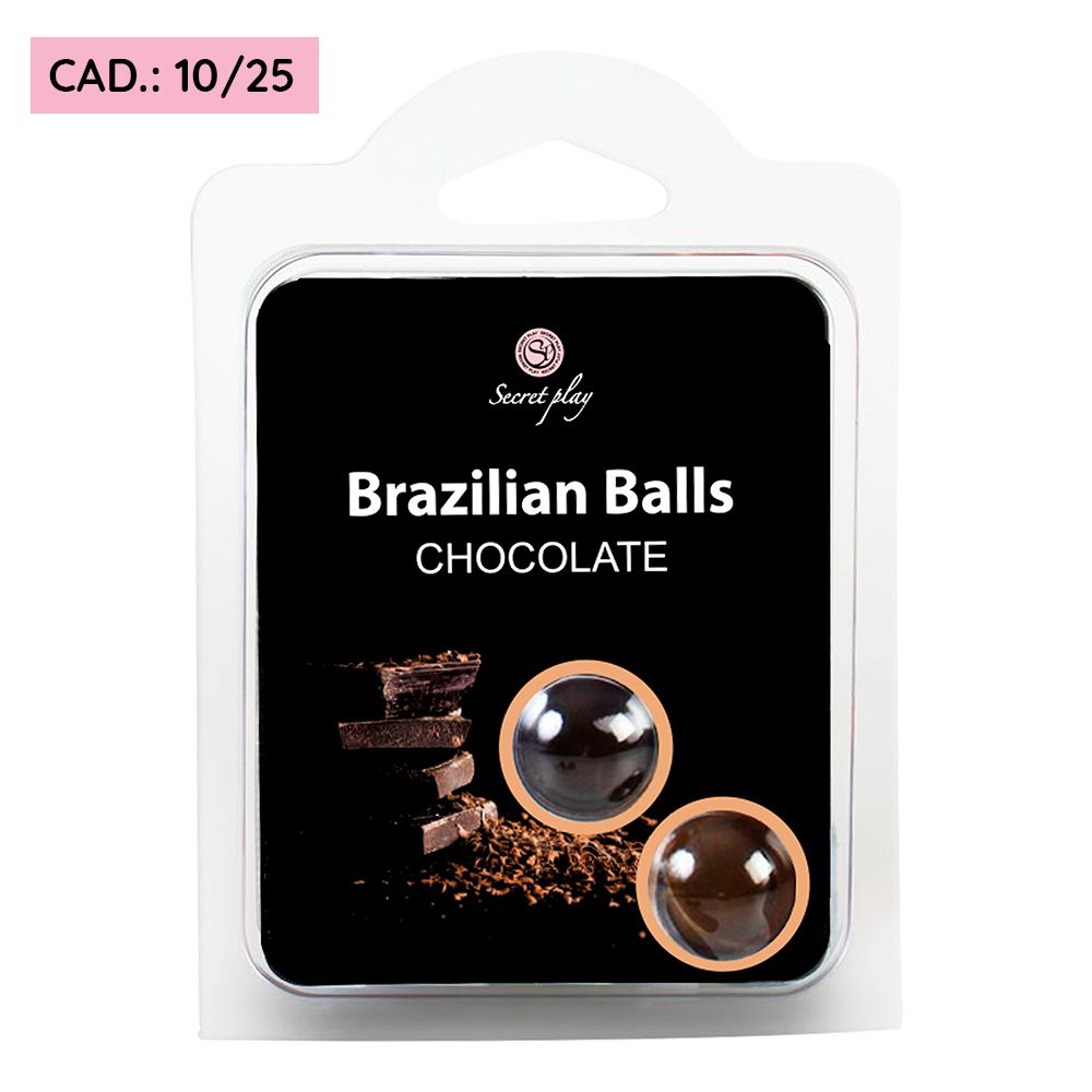SET 2 BRAZILIAN BALLS CHOCOLATE *OFERTA*