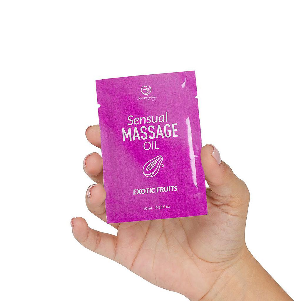 EXOTIC FRUITS MASSAGE OIL SACHET Cod. 3742 - PACK 100 UNITS Cod. 3742Z