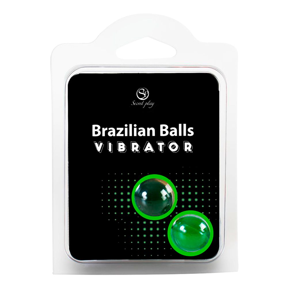 VIBRATION EFFECT BRAZILIAN BALLS - PACK 2 UNITS Cod. 3591