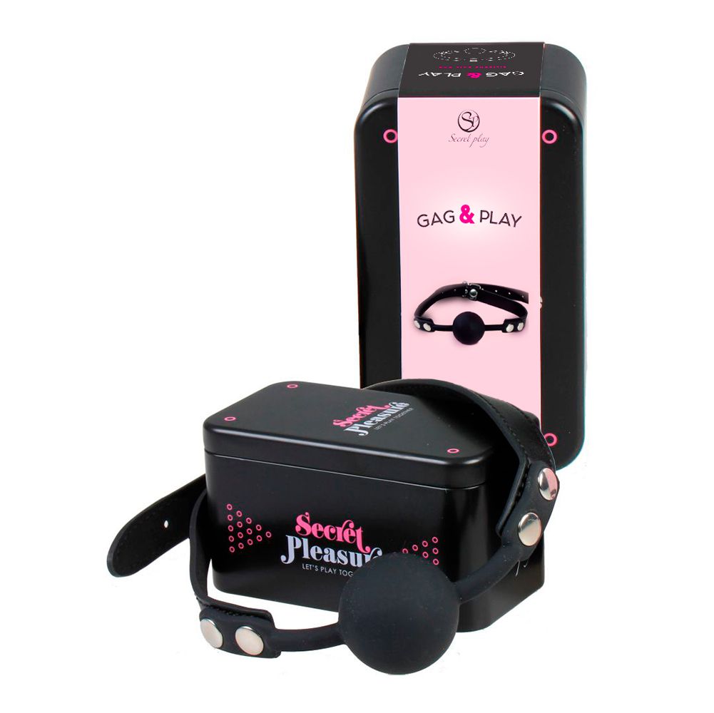 MORDAZA BOLA SILICONA NEGRA Cod. 6142K