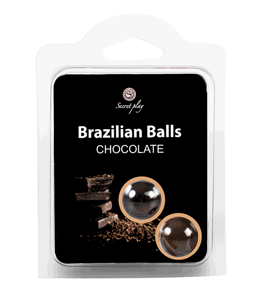 SET 2 BRAZILIAN BALLS CHOCOLATE Cod. 3385-1
