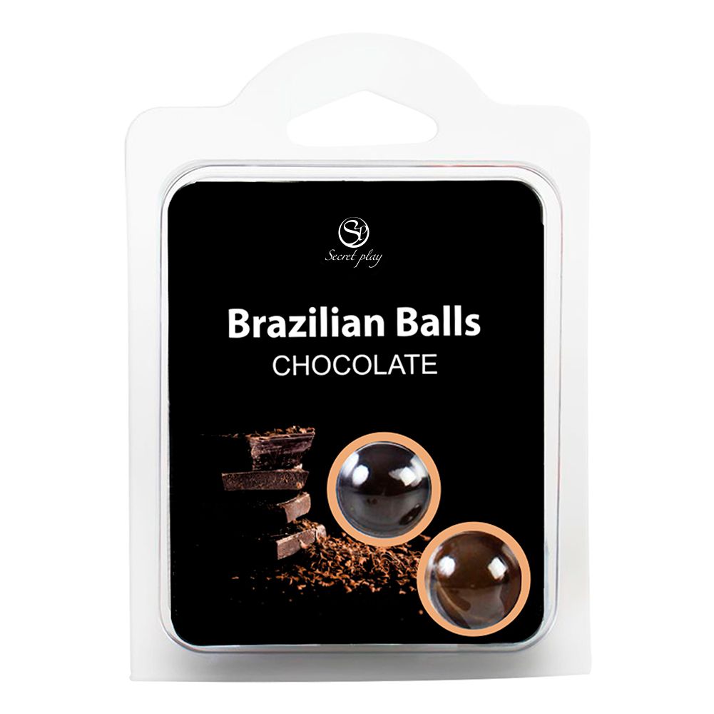 SET 2 BRAZILIAN BALLS CHOCOLATE Cod. 3385-1
