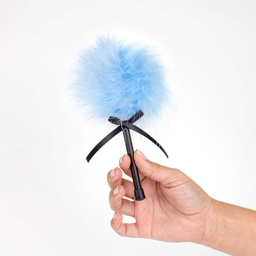 MINI BLUE FEATHER TICKLER Cod. 3420B