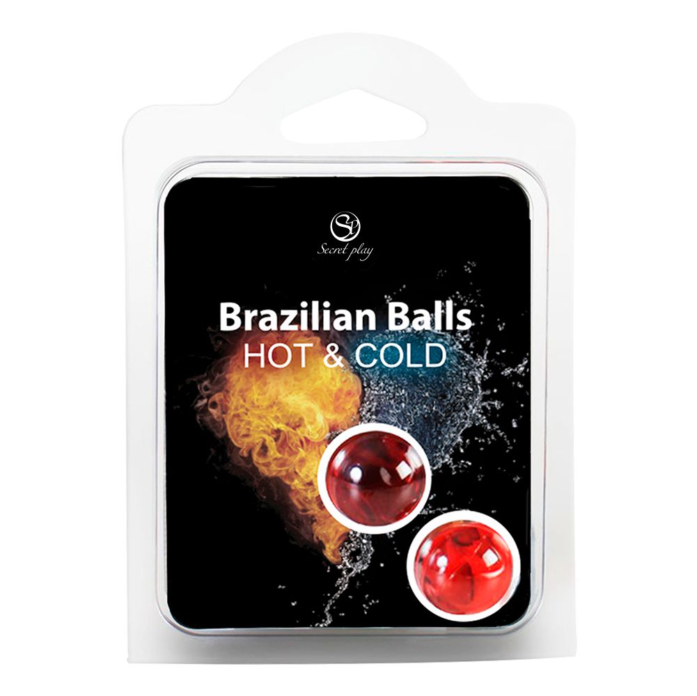 HOT &amp; COLD EFFECT BRAZILIAN BALLS - PACK 2 UNITS Cod. 3629