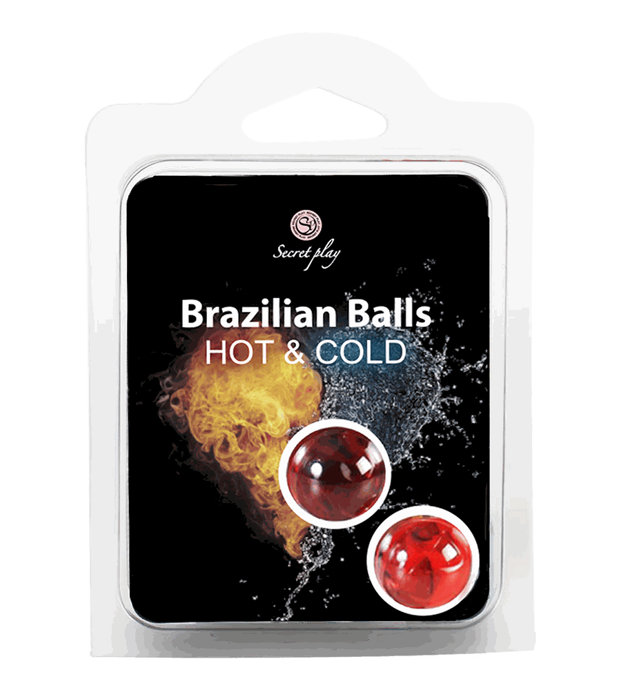 HOT &amp; COLD EFFECT BRAZILIAN BALLS - PACK 2 UNITS Cod. 3629
