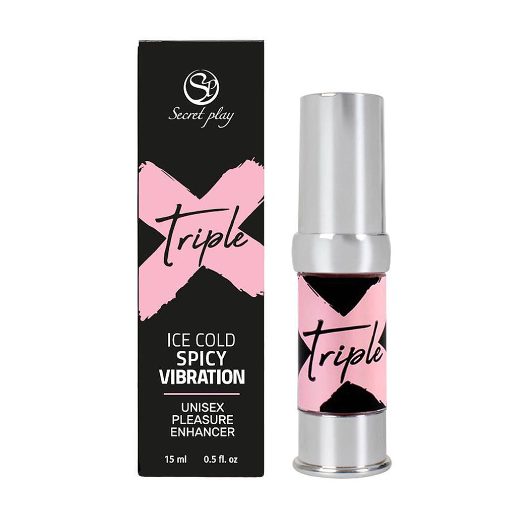 TRIPLE X - GEL INTENSIFICADOR DEL PLACER 3 EN 1 Cod. 3651