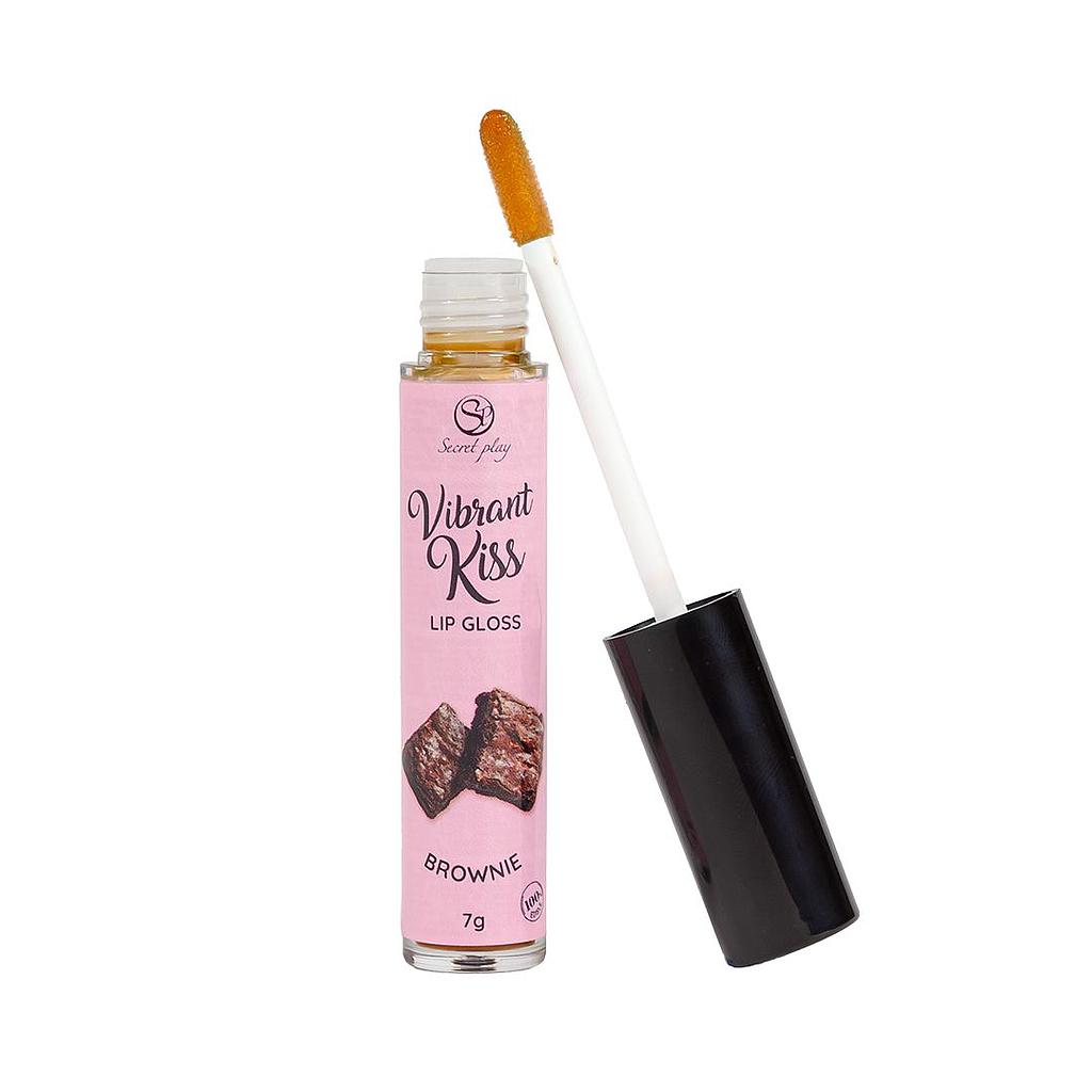 LIP GLOSS VIBRANT KISS - BRILLANT À LÈVRES - BROWNIE Cod. 3655