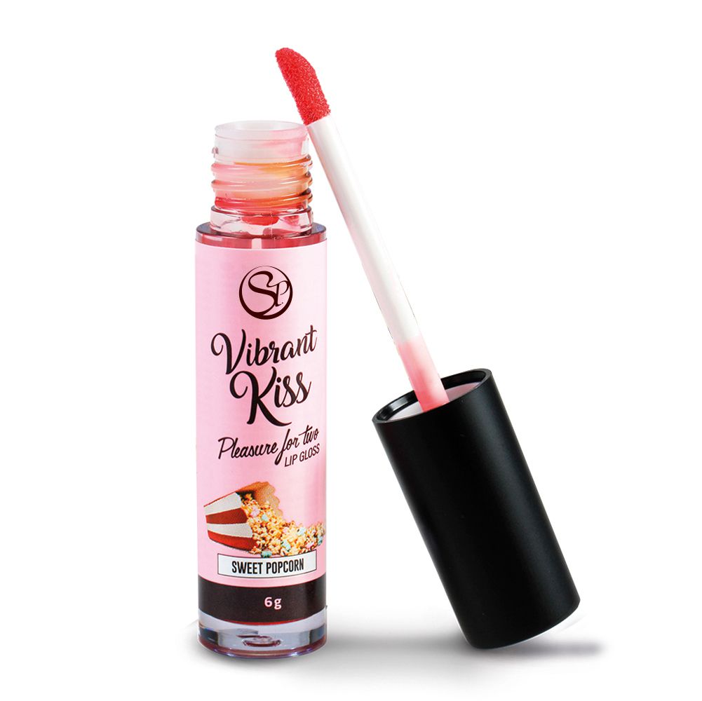 LIP GLOSS VIBRANT KISS - BRILLANT À LÈVRES - POPCORN Cod. 3658