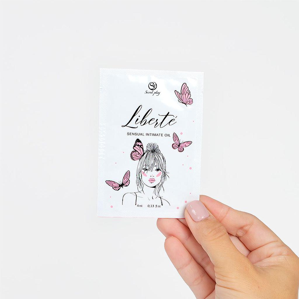 LIBERTÉ - SENSUAL INTIMATE OIL SACHET - PACK 100 UNITS Cod. 3666Z