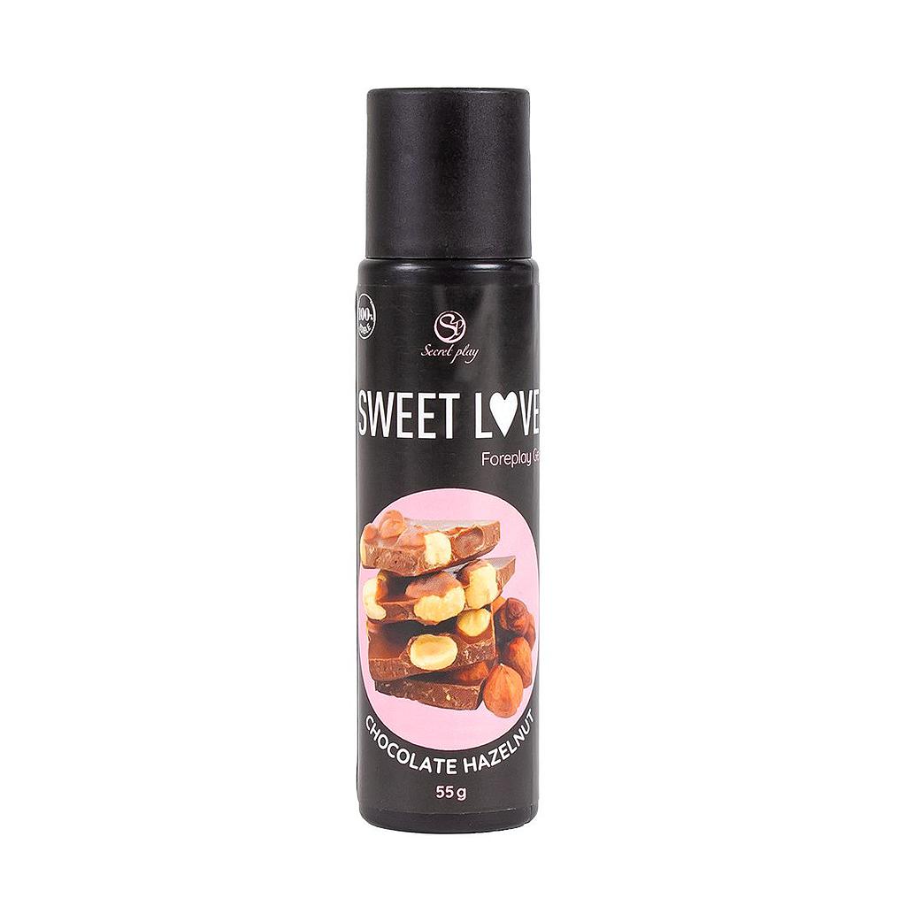 LUBRICANTE CHOCOLATE &amp; AVELLANAS - SWEET LOVE Cod. 3673
