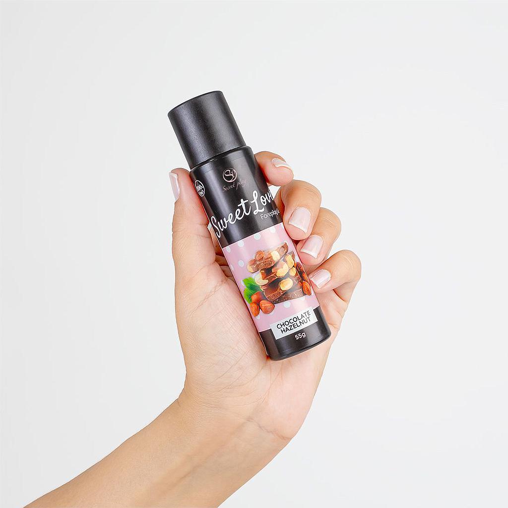 LUBRICANTE CHOCOLATE &amp; AVELLANAS - SWEET LOVE Cod. 3673