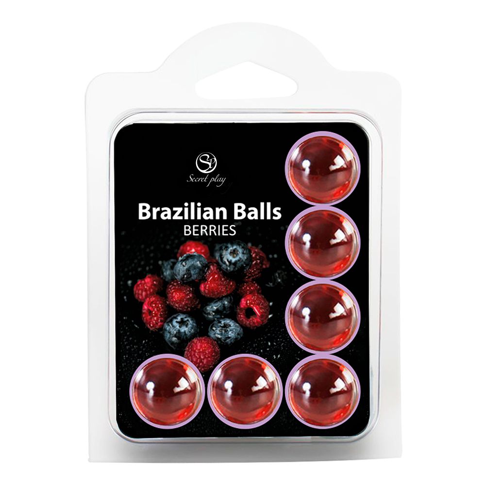 SET 6 BRAZILIAN BALLS FRUTAS DEL BOSQUE Cod. 3386-5