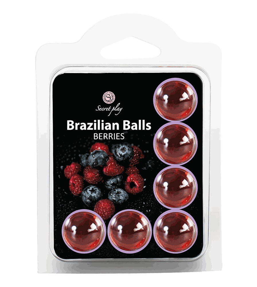 SET 6 BRAZILIAN BALLS FRUTAS DEL BOSQUE