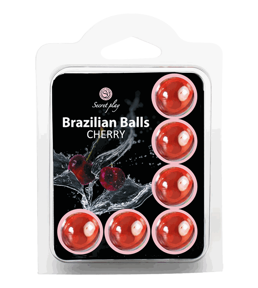 CHERRY BRAZILIAN BALLS - PACK 6 UNITS Cod. 3386-6