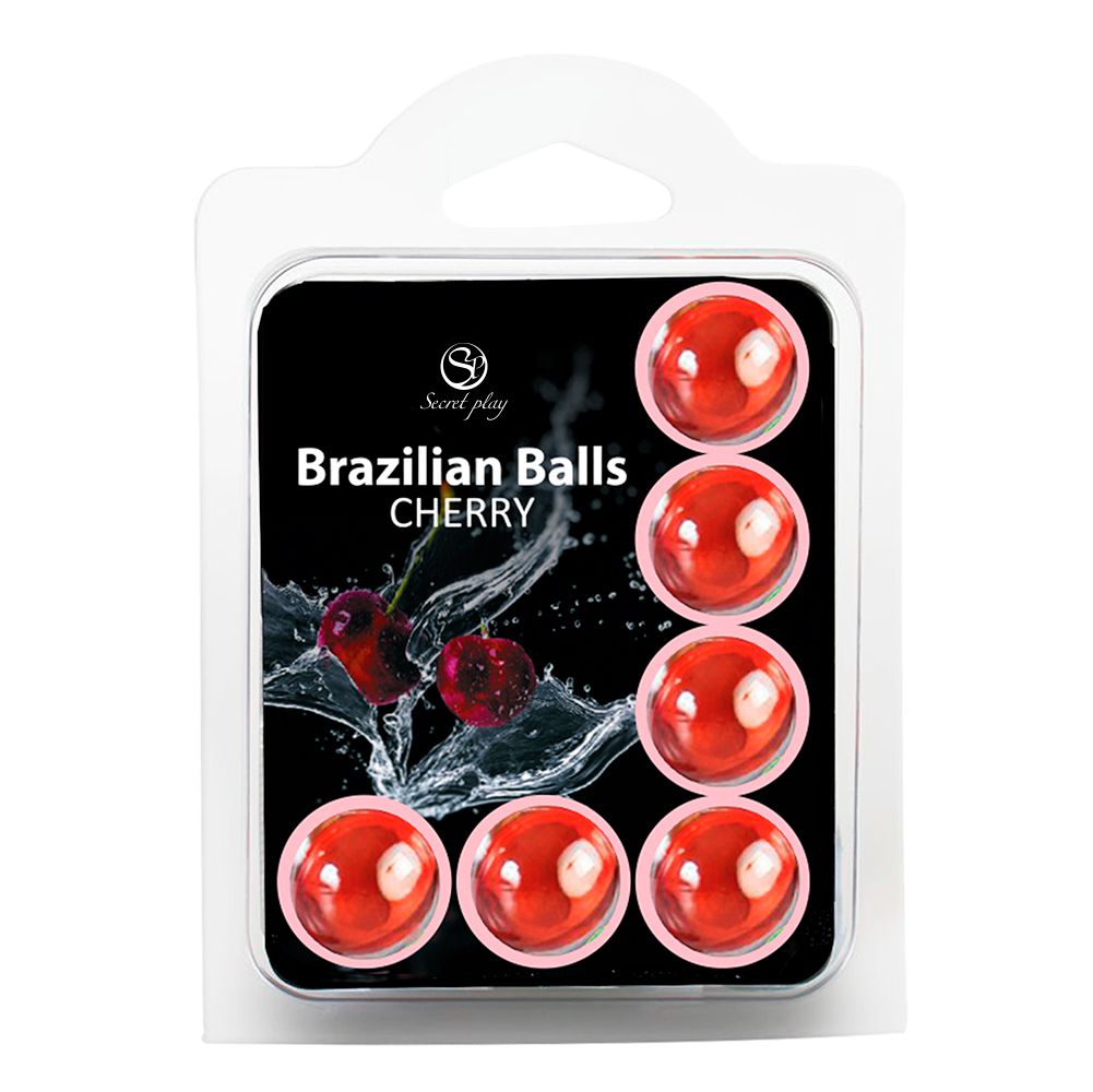 SET 6 BRAZILIAN BALLS CEREZA Cod. 3386-6
