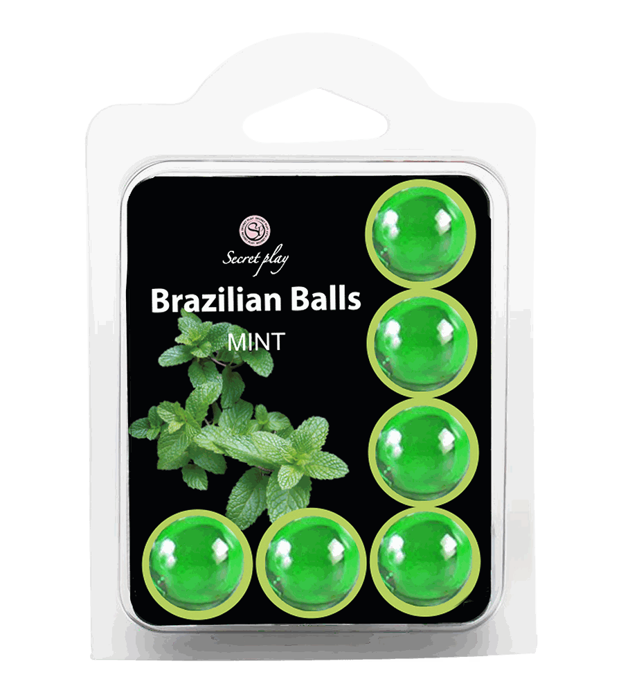 MINT BRAZILIAN BALLS - PACK 6 UNITS Cod. 3386-8