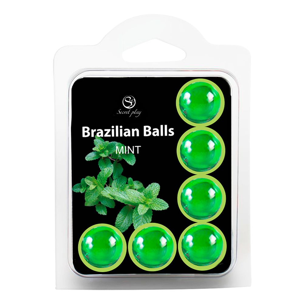 SET 6 BRAZILIAN BALLS MENTA Cod. 3386-8