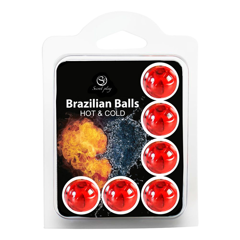 SET 6 BRAZILIAN BALLS EFECTO FRÍO &amp; CALOR Cod. 3629-1