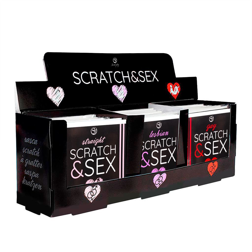 EXPOSITOR SCRATCH &amp; SEX (36 UNIDADES) Cod. 9980