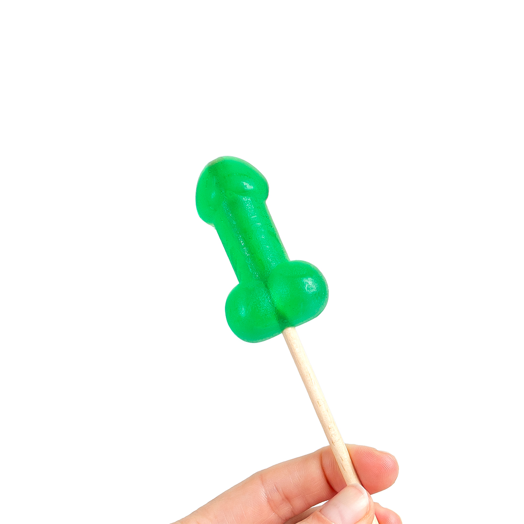BOTE PIRULETA PENE CARAMELO MENTA CON EFECTO FRIO (60 UNIDADES) Cod. 9987