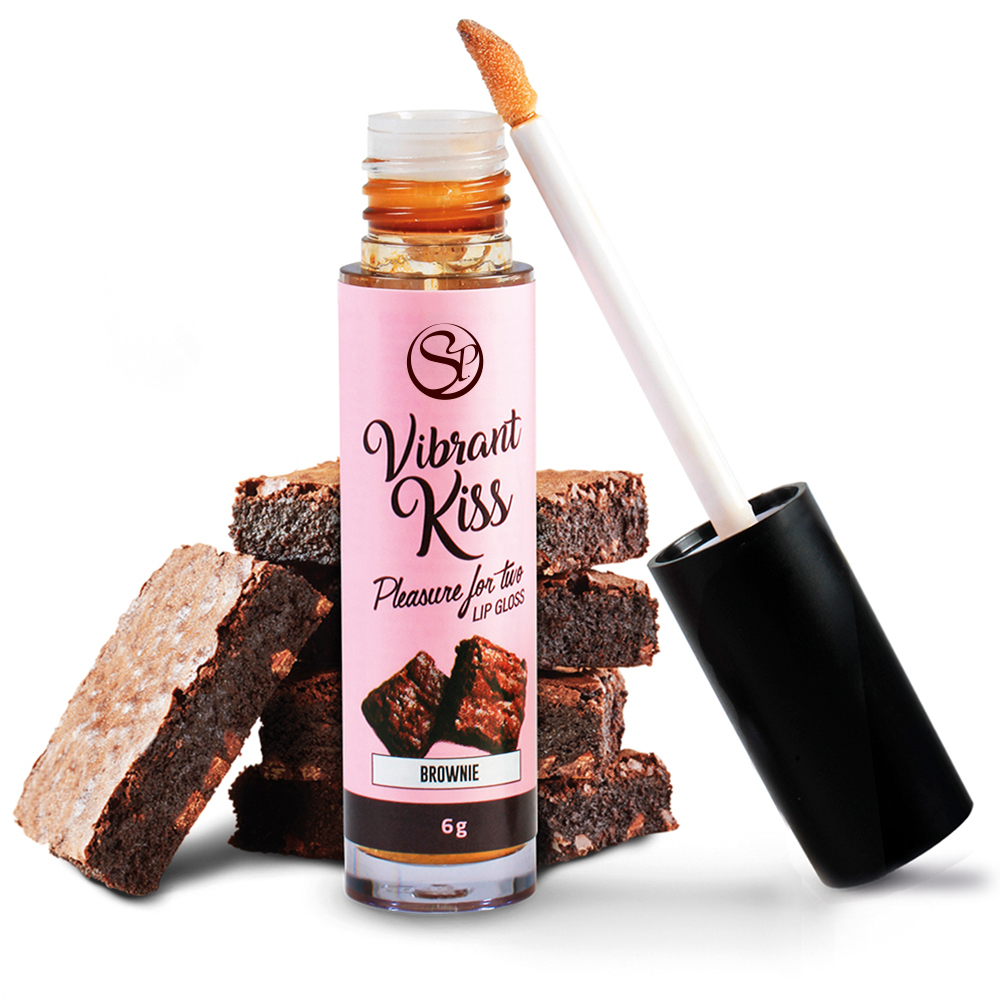 LIP GLOSS VIBRANT KISS - BROWNIE