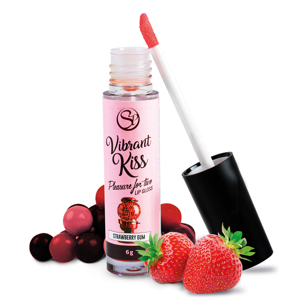 LIP GLOSS VIBRANT KISS - CHICLE DE FRESA