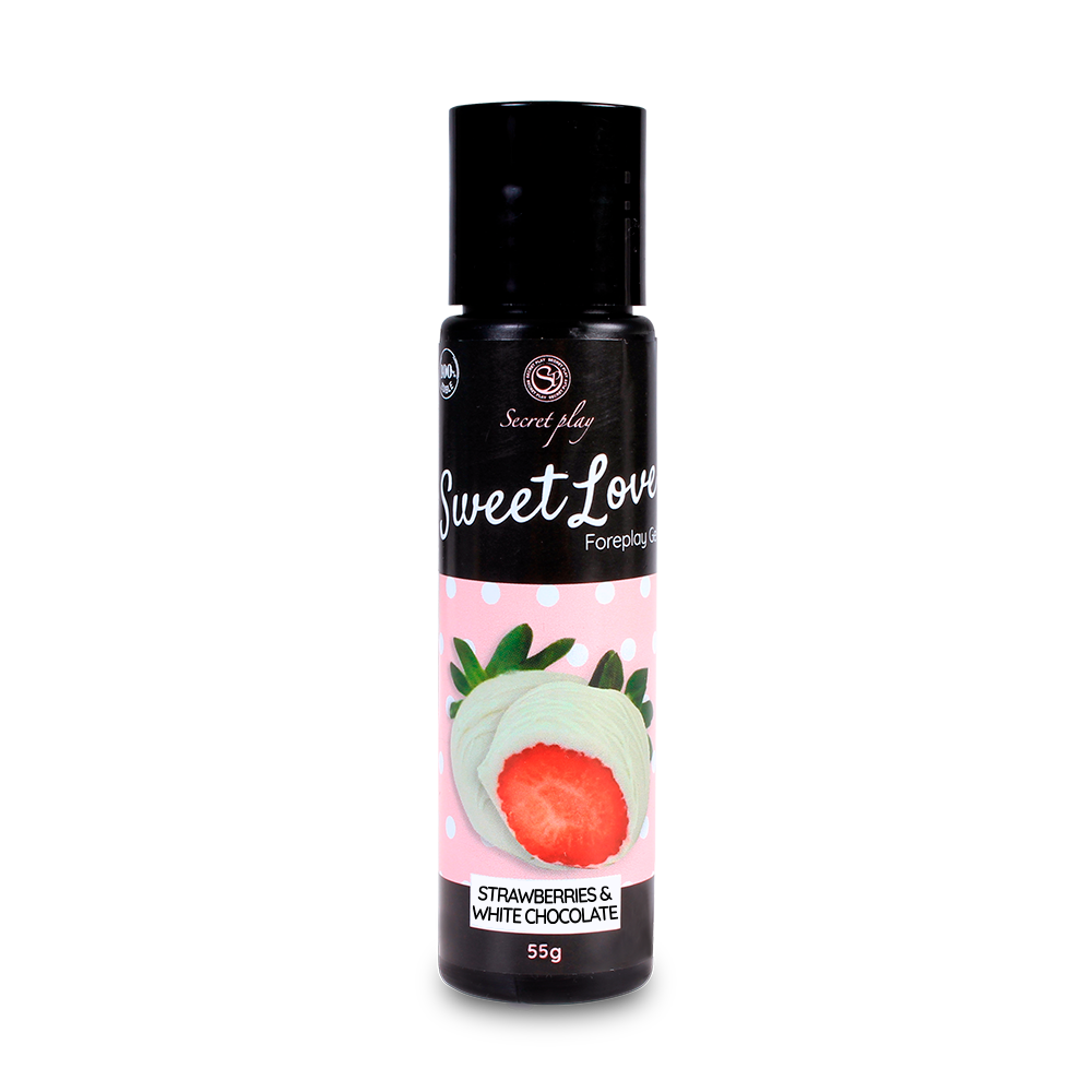 LUBRICANTE FRESAS & CHOCOLATE BLANCO - SWEET LOVE