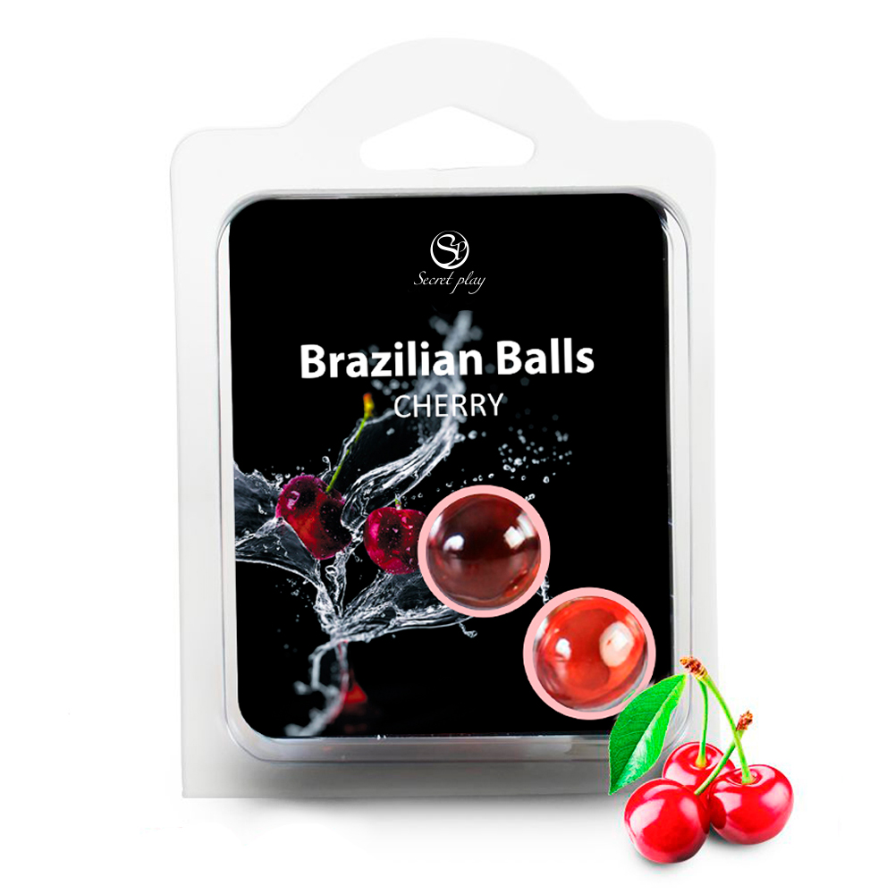 SET 2 BRAZILIAN BALLS CEREZA