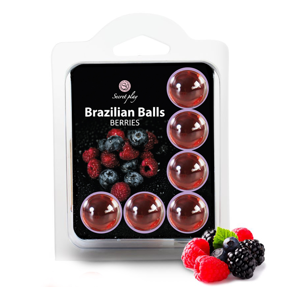 SET 6 BRAZILIAN BALLS FRUTAS DEL BOSQUE