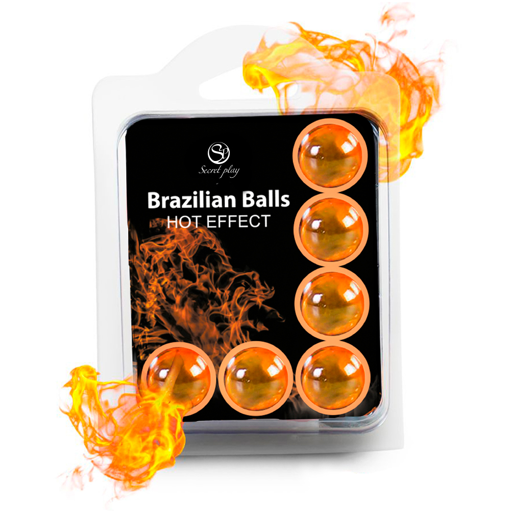 SET 6 BRAZILIAN BALLS EFECTO CALOR