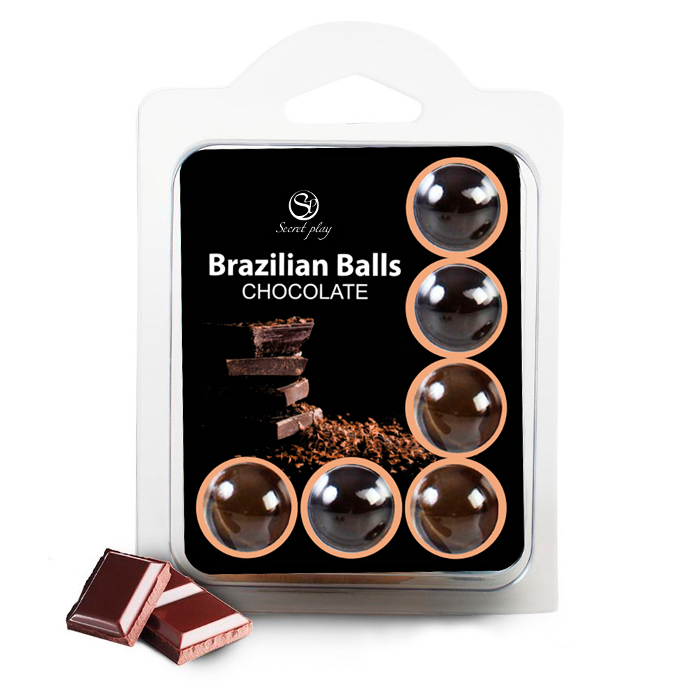 SET 6 BRAZILIAN BALLS CHOCOLATE