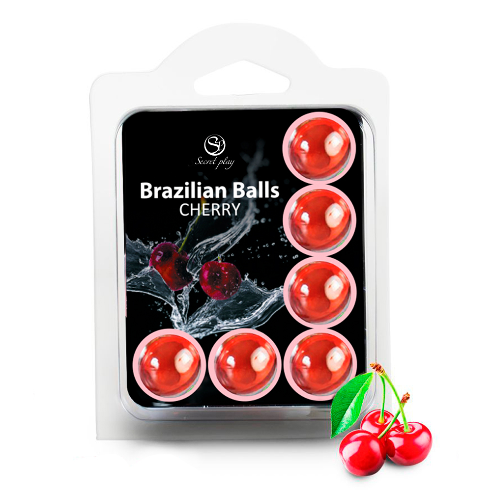 SET 6 BRAZILIAN BALLS CEREZA