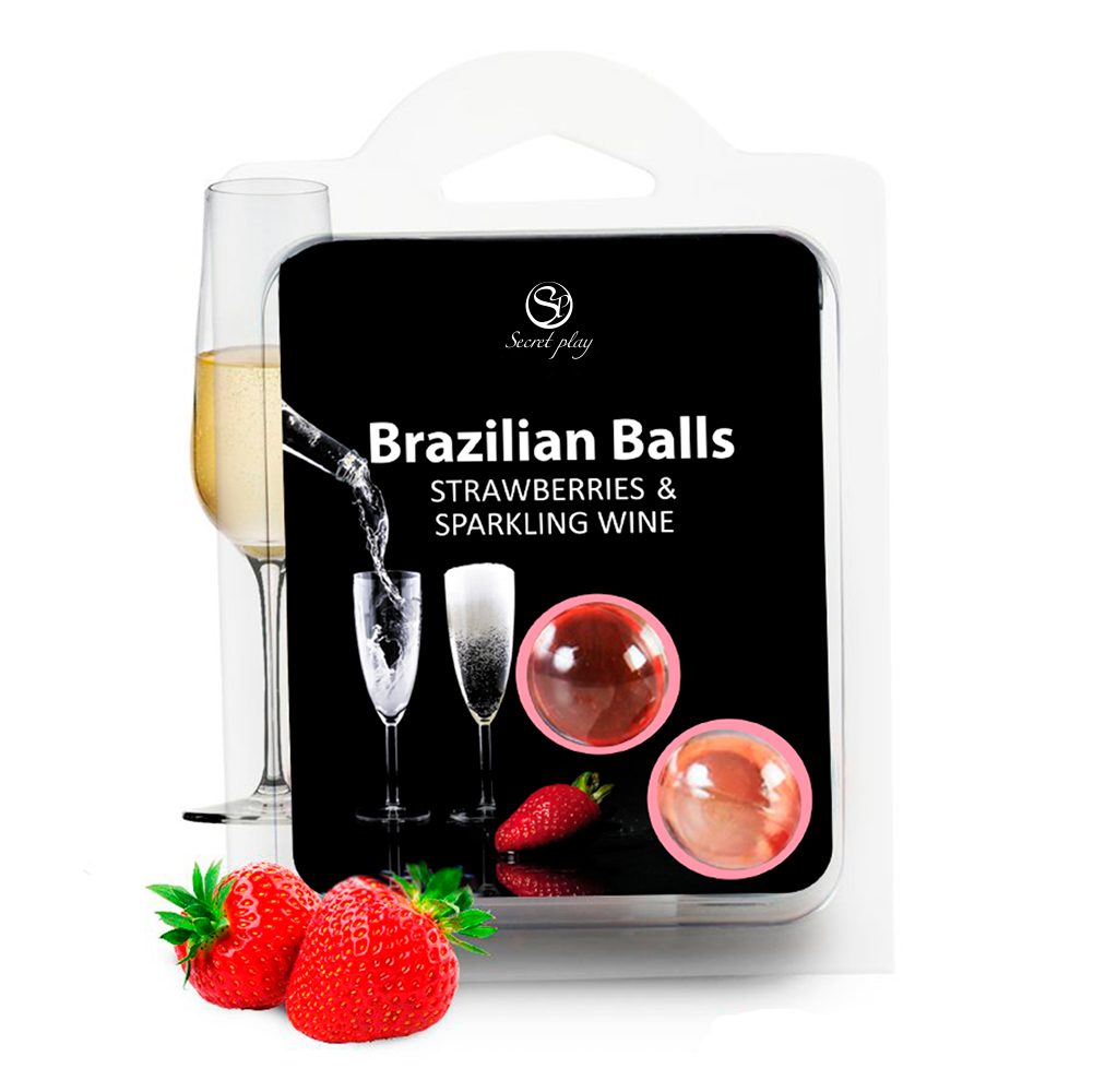 SET 2 BRAZILIAN BALLS FRESA & CAVA