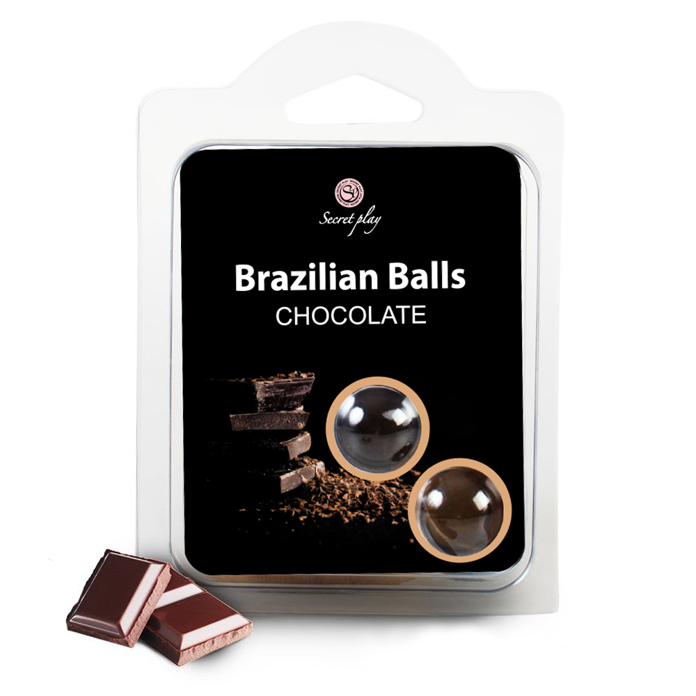 SET 2 BRAZILIAN BALLS CHOCOLATE